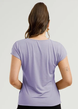 Habana - Blusa em Misturinha Roxo - HABANA