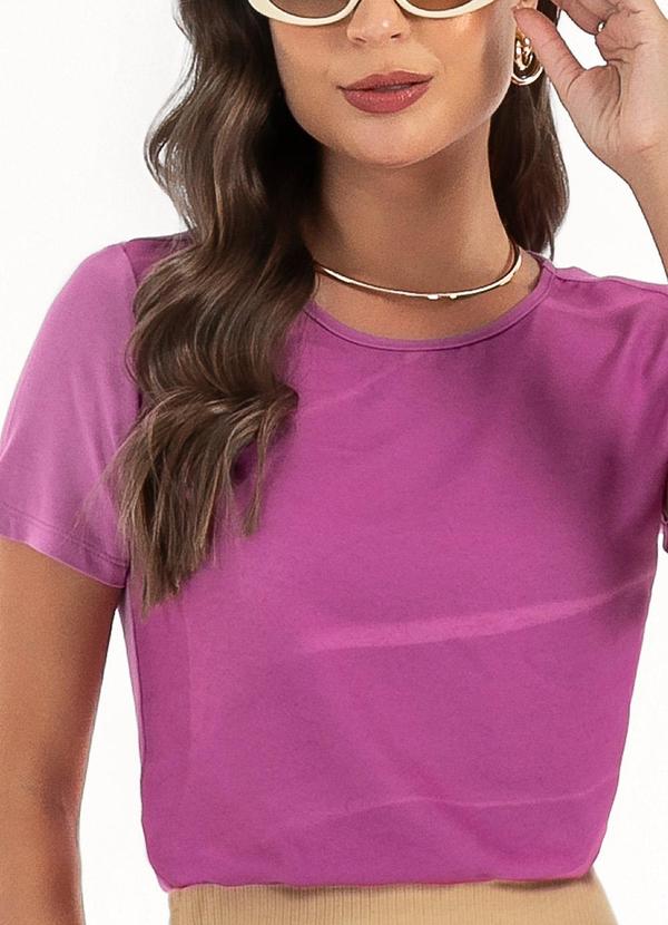 Habana - Blusa em Misturinha  Roxo 3