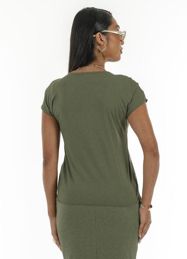 Habana - Blusa em Misturinha Verde Escuro 2