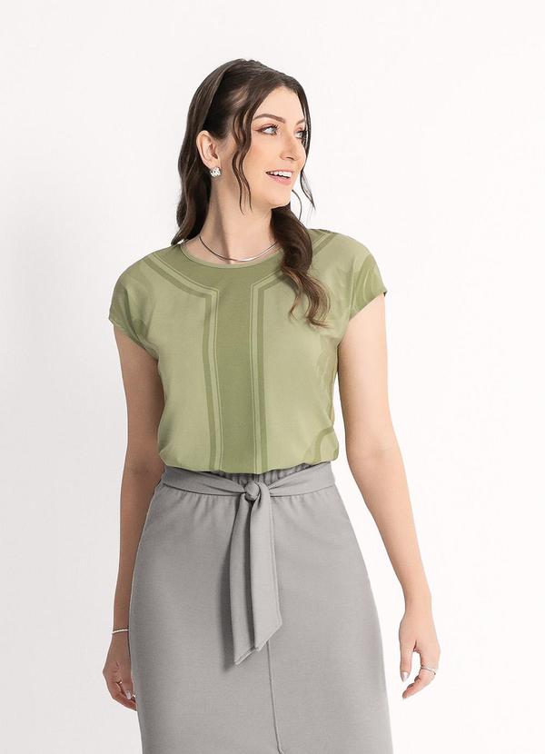 Habana - Blusa em Misturinha Verde 1