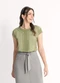 Habana - Blusa em Misturinha Verde - variação: Verde