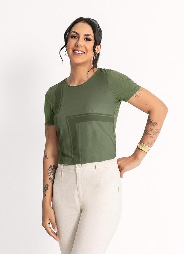 Habana - Blusa em Misturinha Verde