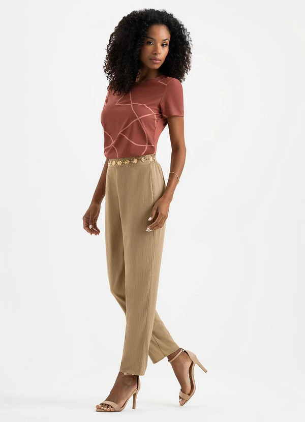 Cativa - Blusa em Misturinha Vermelho Escuro 3