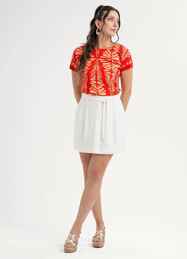 Habana - Blusa em Misturinha Vermelho 3