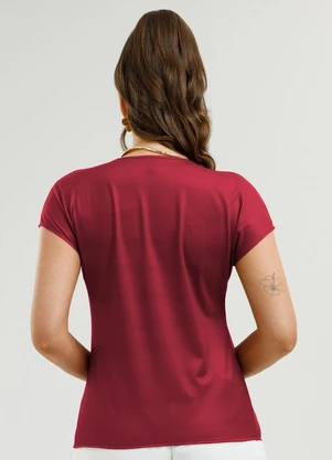 Habana - Blusa em Misturinha Vermelho - HABANA