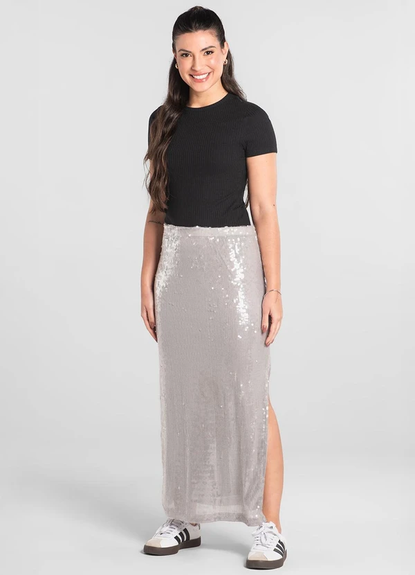 Just Basic - Blusa em Ribana Canelada Preto 3