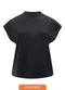 Lunender Mais Mulher - Blusa em Tricô com Mangas Curtas Plus Size Preto - variação: Preto