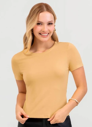 Cativa - Blusa em Viscose Amarelo - CATIVA