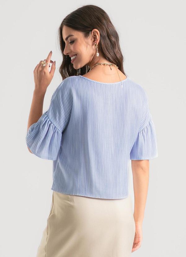 Cativa - Blusa em Viscose Azul Claro 2