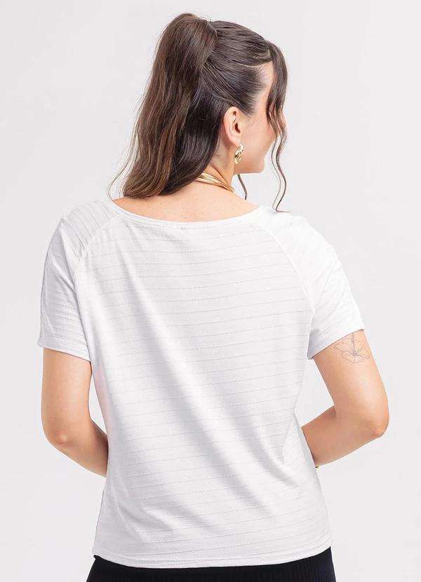 Habana - Blusa em Viscose Branco 2