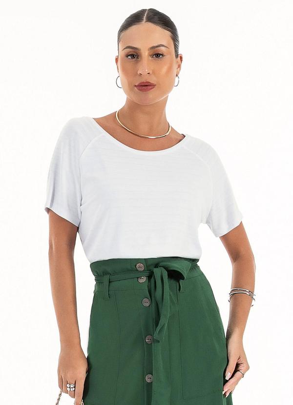 Habana - Blusa em Viscose Branco