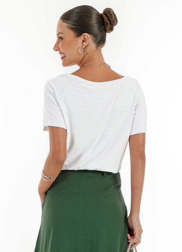 Habana - Blusa em Viscose Branco 2