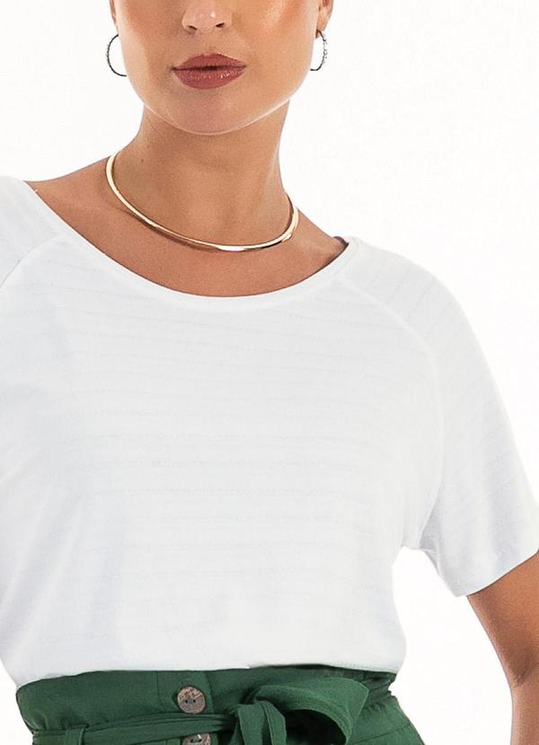 Habana - Blusa em Viscose Branco 3