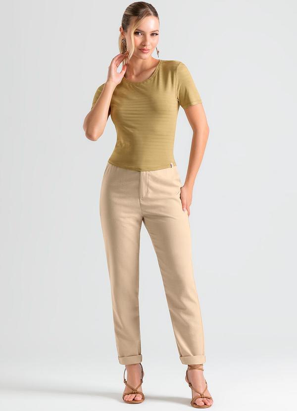 Cativa - Blusa em Viscose Caramelo 3