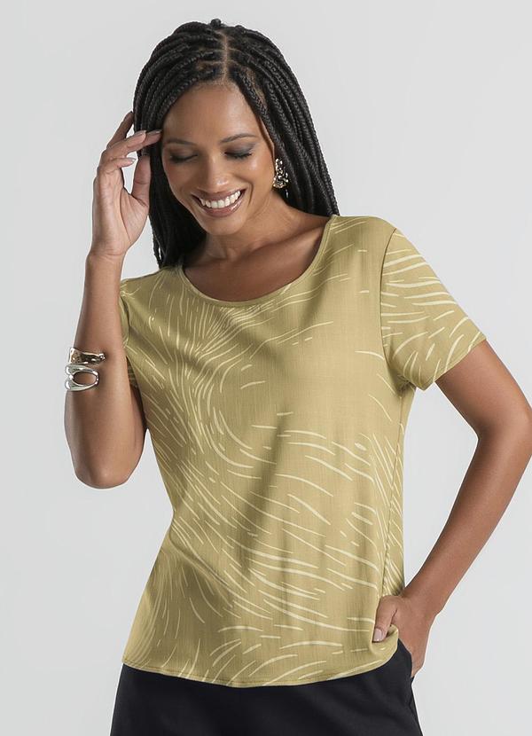 Cativa - Blusa em Viscose Caramelo