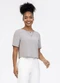 Habana - Blusa em Viscose Cinza Claro - variação: Cinza Claro