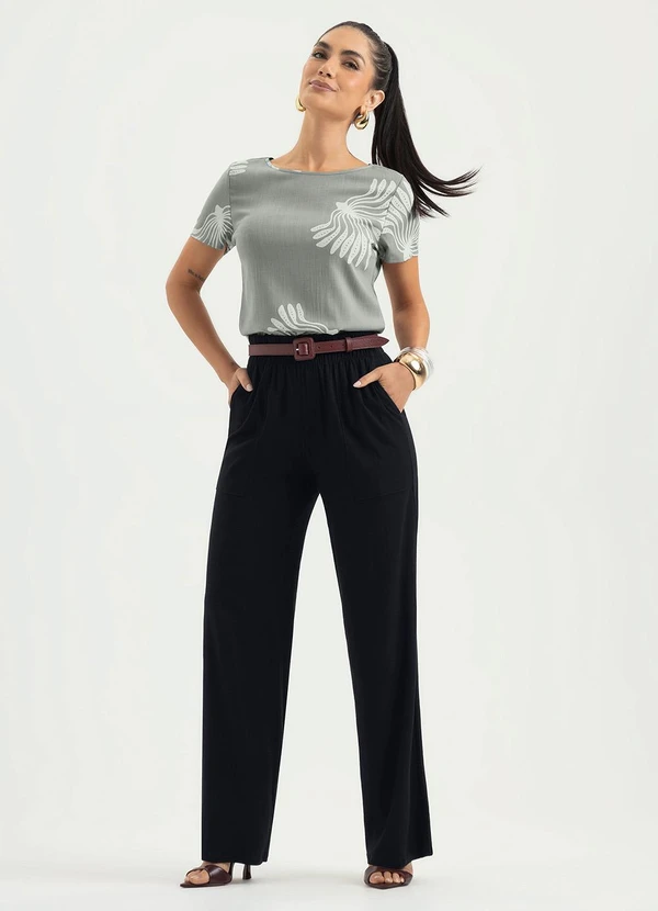 Cativa - Blusa em Viscose Cinza 3