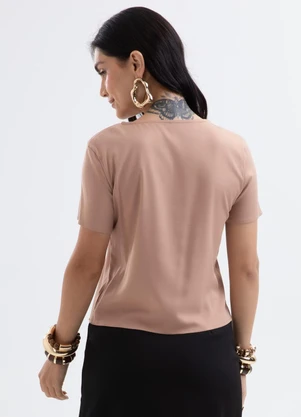 Cativa - Blusa em Viscose com Elastano e Bordado a Laser M - CATIVA