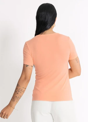 Habana - Blusa em Viscose Laranja - HABANA