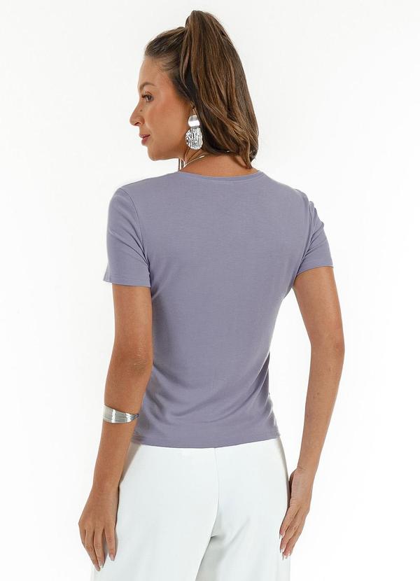 Habana - Blusa em Viscose Lilás 2