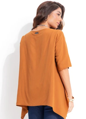 Colcci - Blusa em Viscose Marrom - COLCCI