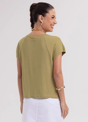 Habana - Blusa em Viscose Marrom - HABANA