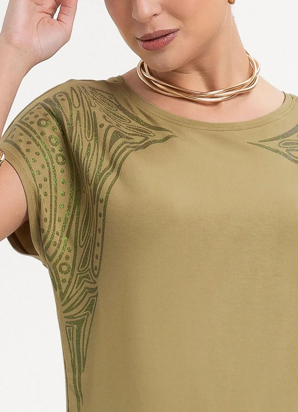 Habana - Blusa em Viscose Marrom 3