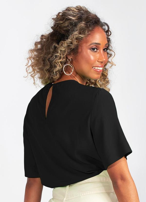 Colcci - Blusa em Viscose Preto 2