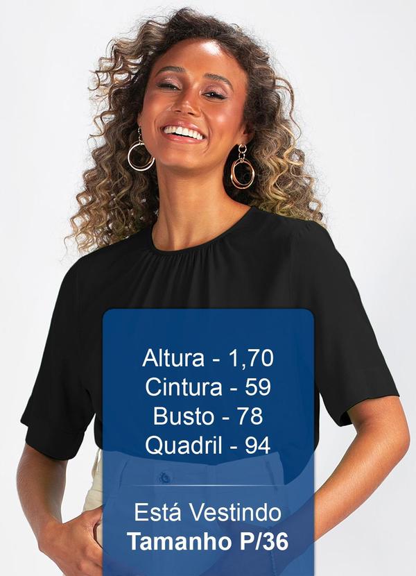 Colcci - Blusa em Viscose Preto 5