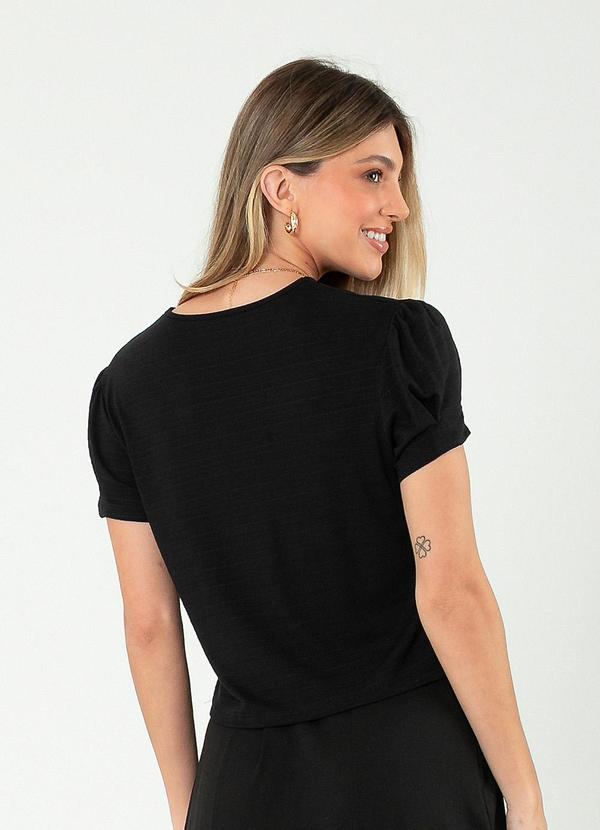 Cativa - Blusa em Viscose Preto 2