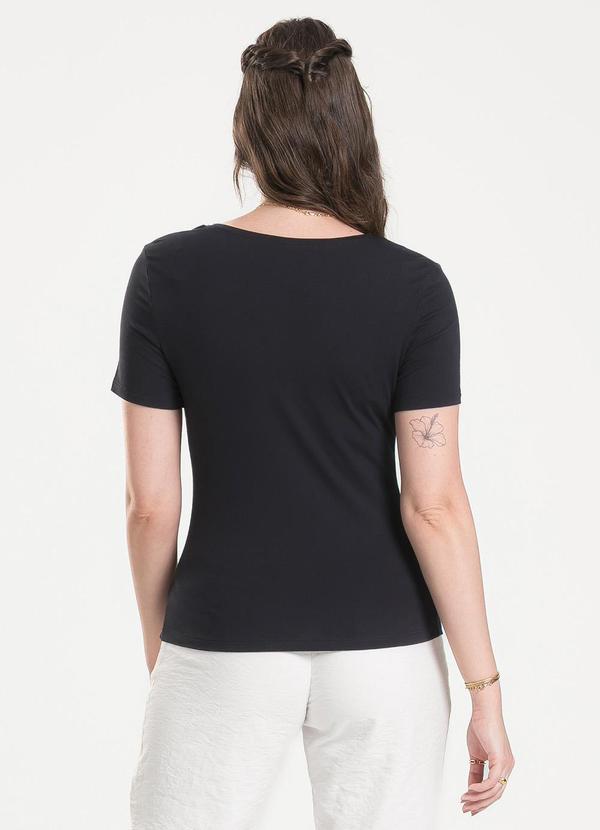 Cativa - Blusa em Viscose Preto 2