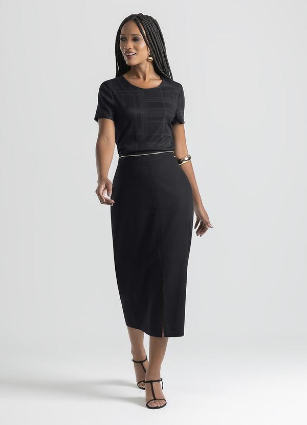 Cativa - Blusa em Viscose Preto 3