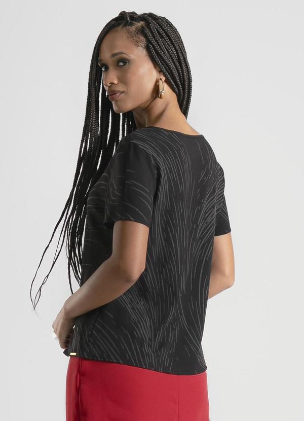 Cativa - Blusa em Viscose Preto 2