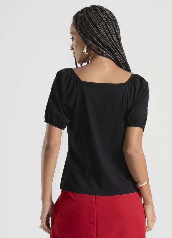 Cativa - Blusa em Viscose Preto 2