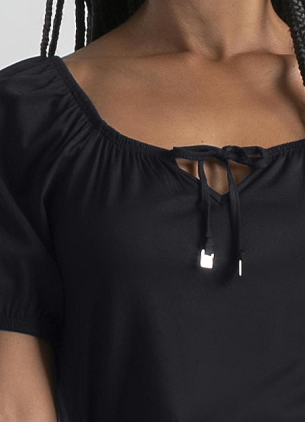 Cativa - Blusa em Viscose Preto 3