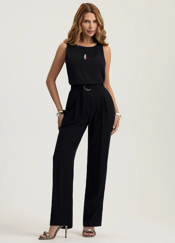 Gris - Blusa em Viscose Preto 4