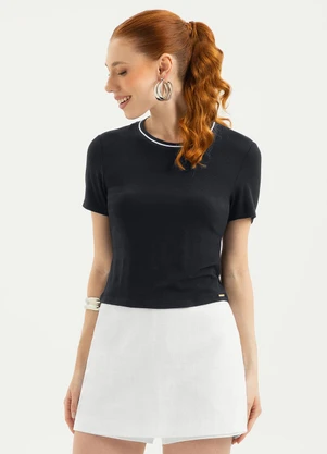 Cativa - Blusa em Viscose Preto - CATIVA