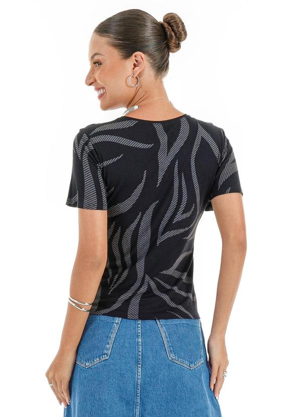 Habana - Blusa em Viscose Preto 2
