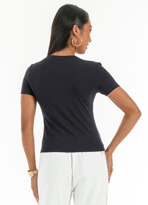 Habana - Blusa em Viscose Preto 2