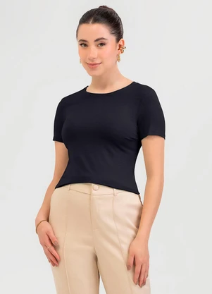 Cativa - Blusa em Viscose Preto - CATIVA