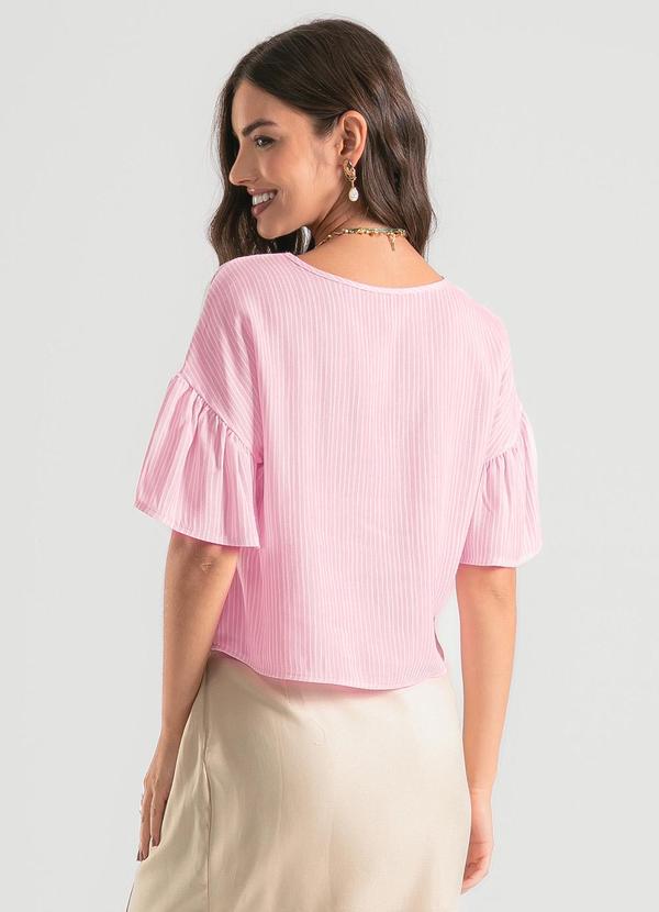 Cativa - Blusa em Viscose Rosa Claro 2