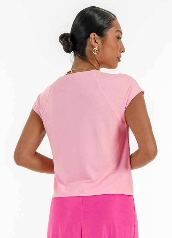 Habana - Blusa em Viscose Rosa Claro 2