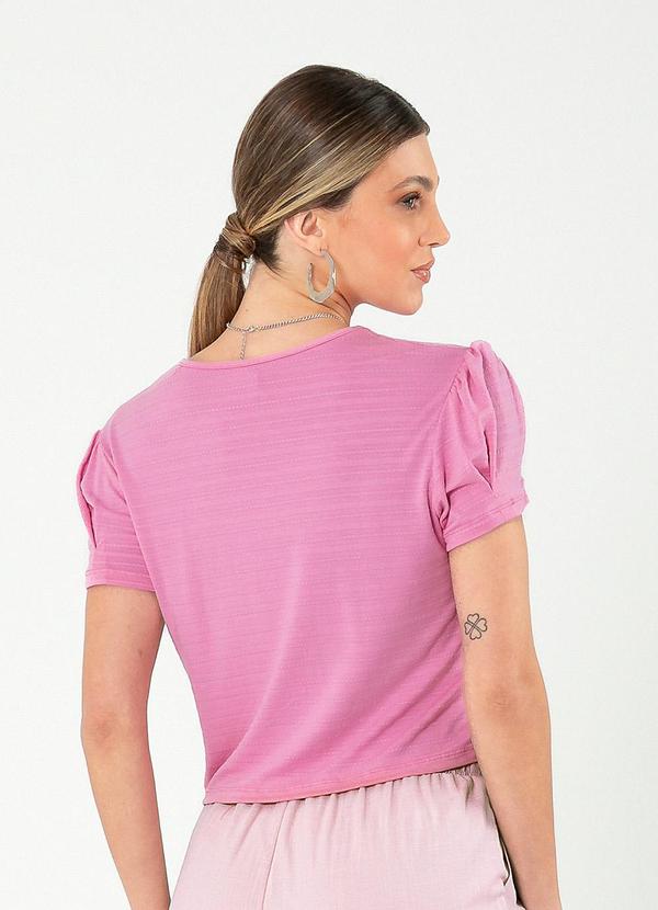 Cativa - Blusa em Viscose Rosa 2