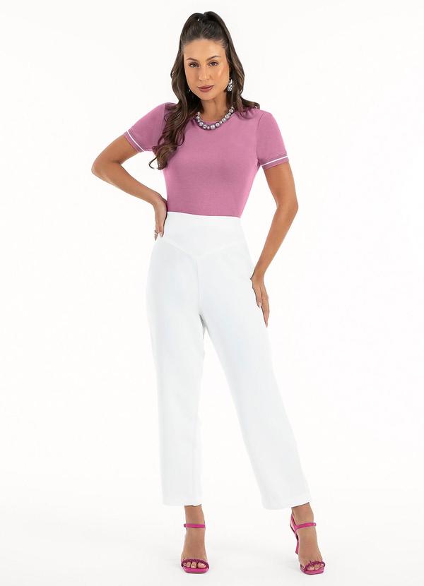 Habana - Blusa em Viscose Rosa 4