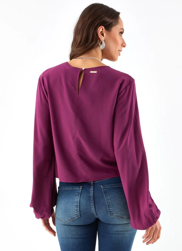 Colcci - Blusa em Viscose Roxo 2