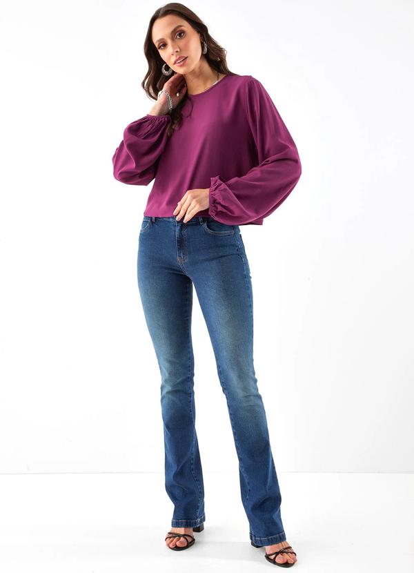 Colcci - Blusa em Viscose Roxo 3