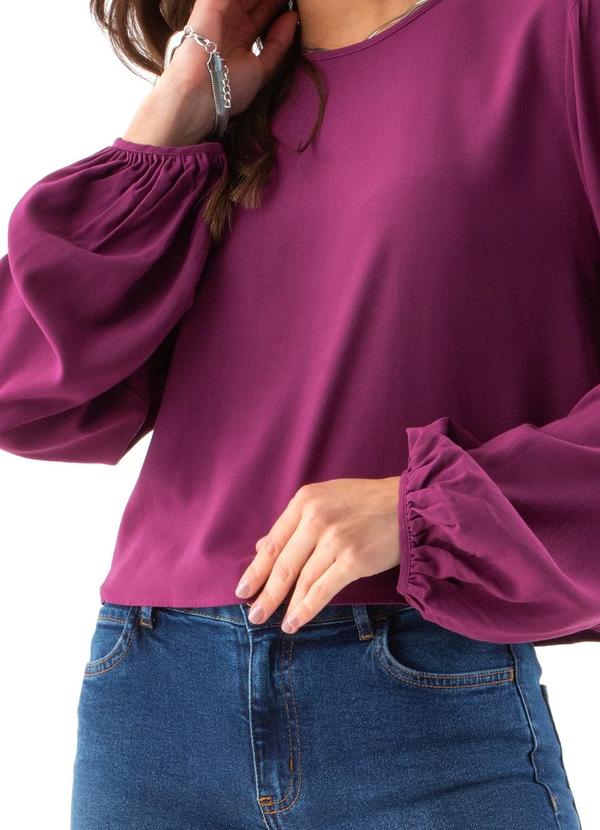 Colcci - Blusa em Viscose Roxo 6