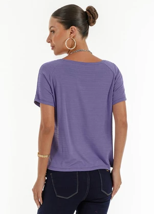 Habana - Blusa em Viscose Roxo - HABANA