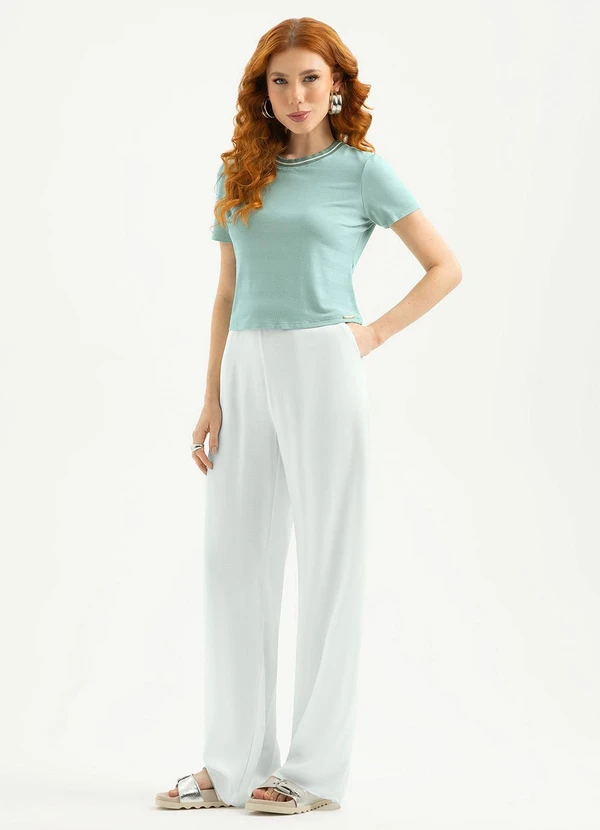 Cativa - Blusa em Viscose Verde Claro 3