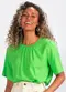 Colcci - Blusa em Viscose Preto - variação: Verde